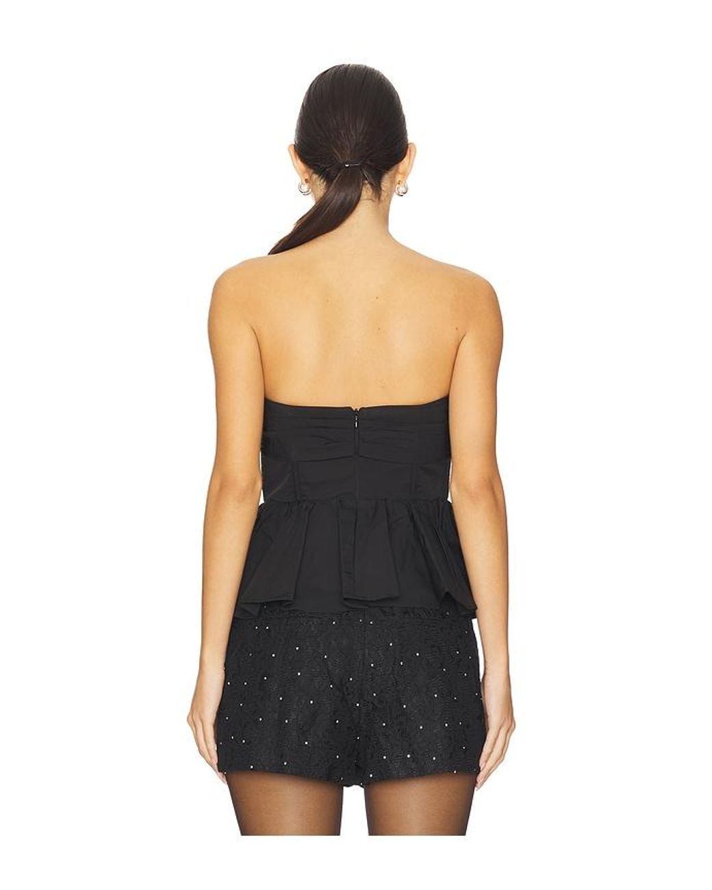 Astr Black Melia Top
