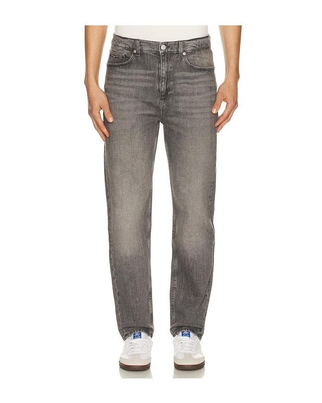 Tommy Hilfiger Gray Sonny Regular Tapered Jeans for men