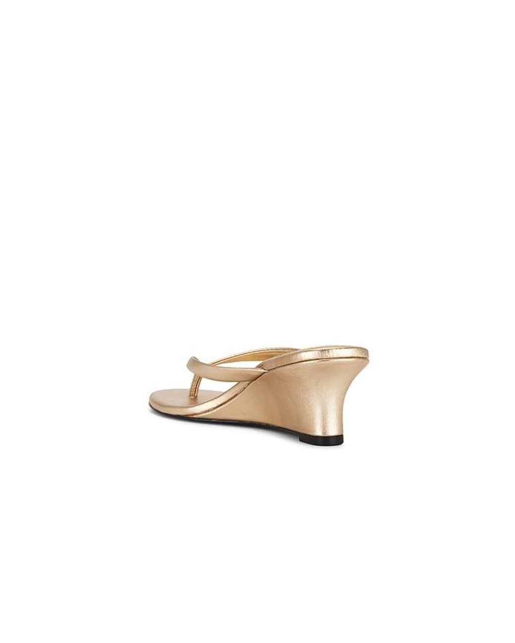 Black Suede Studio White Easy 50 Wedge Sandal