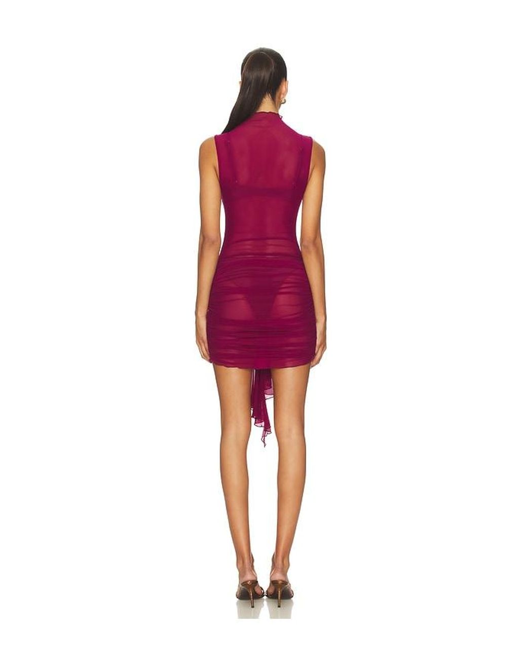 BY.DYLN Red Tessa Mini Dress