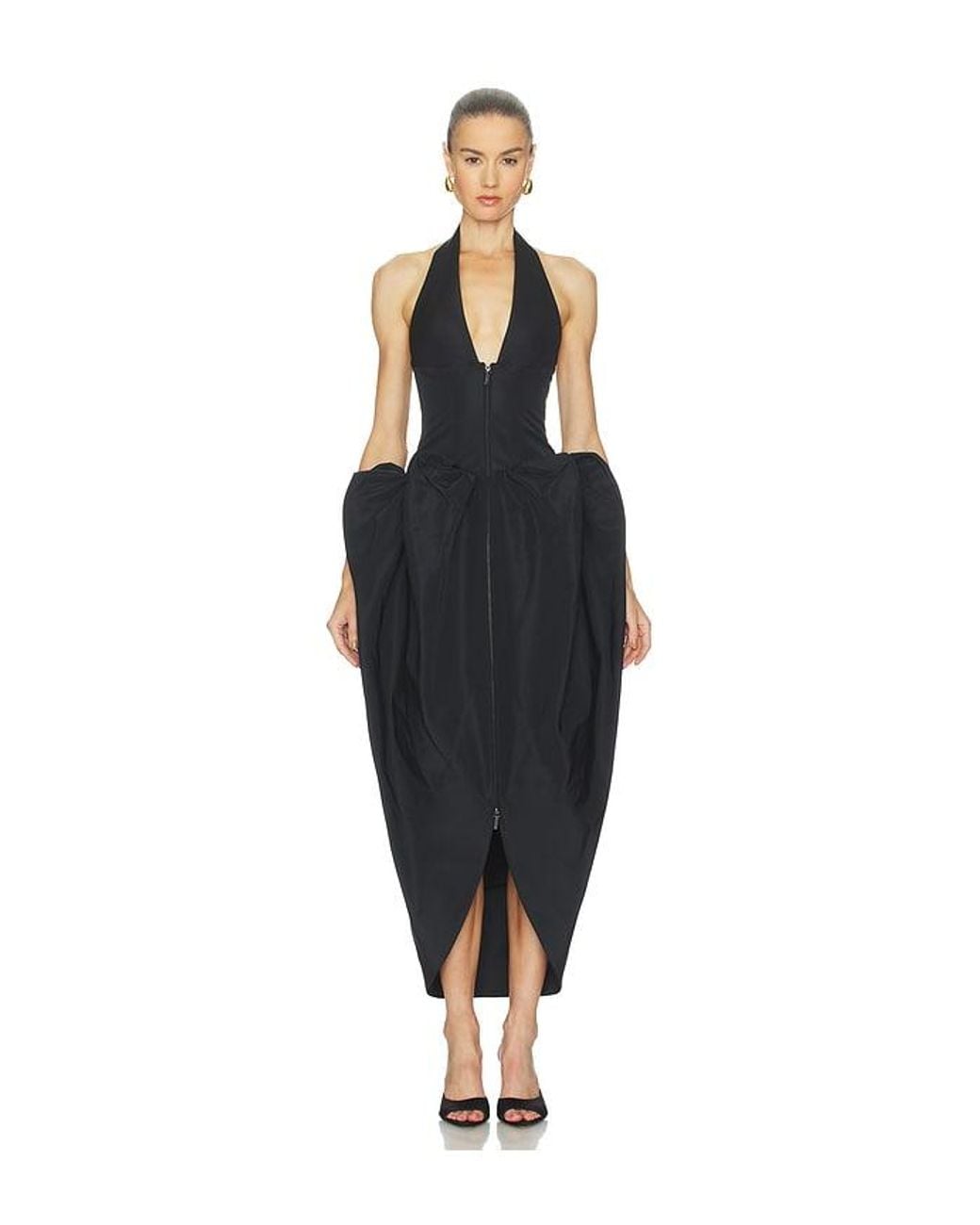 Cult Gaia Black Samya Dress