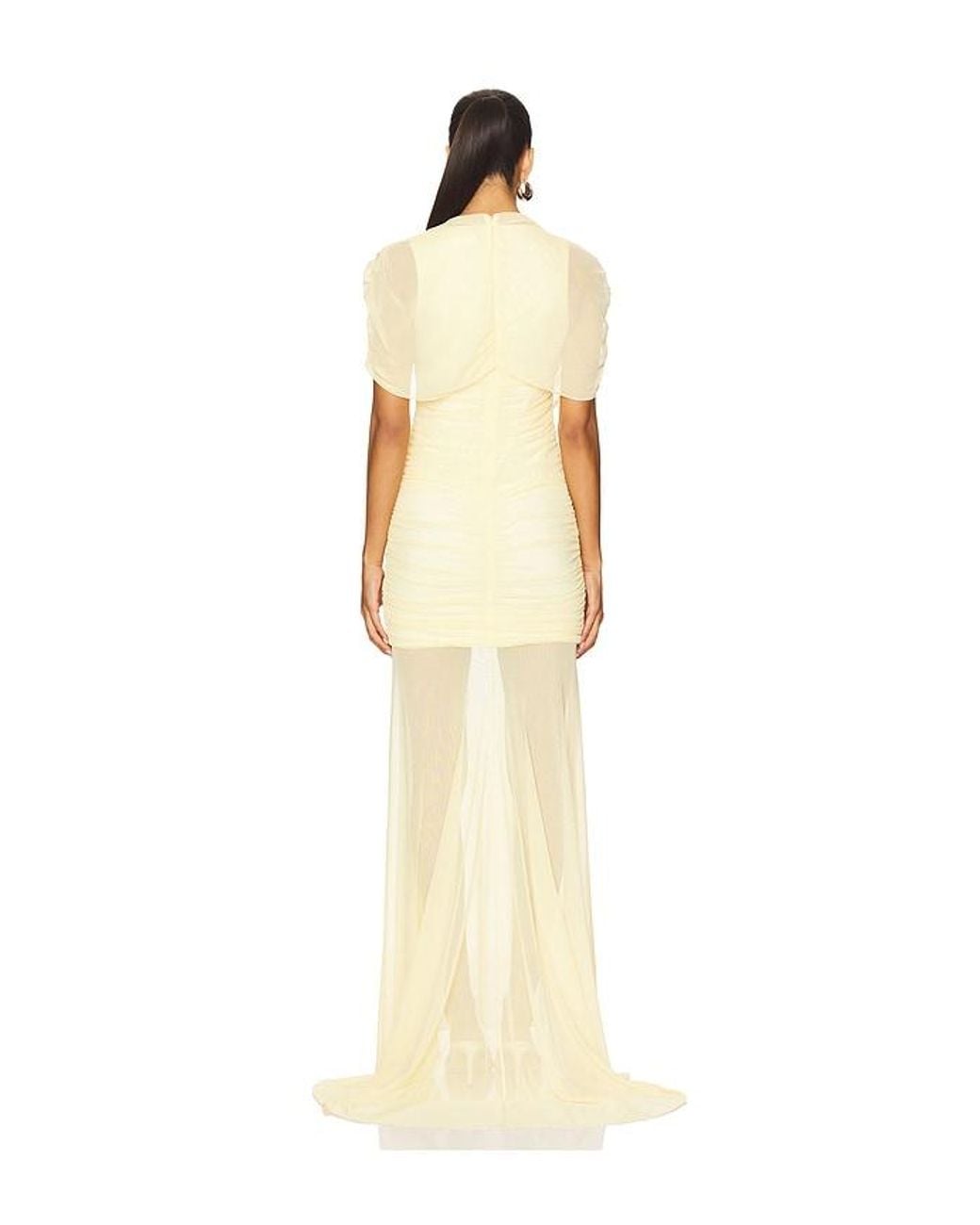 Amanda Uprichard Natural X Revolve Evianna Gown