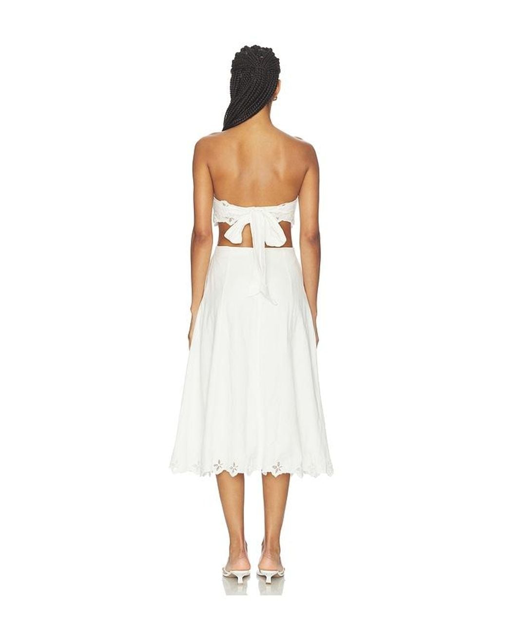 Astr White Shavonda Dress