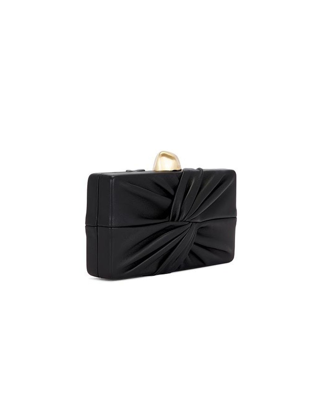 Cult Gaia Black Lisse Clutch