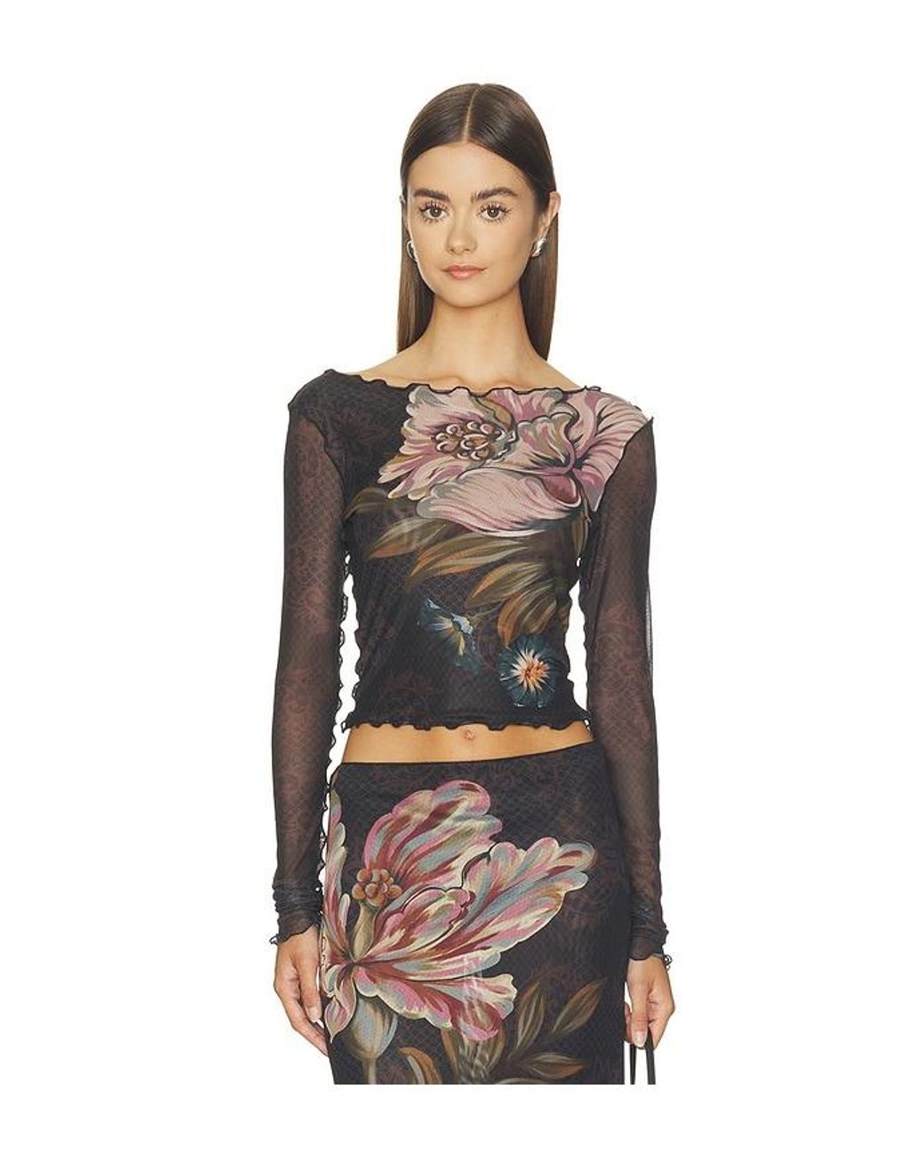 Agua Bendita Black Liana Crop-Top