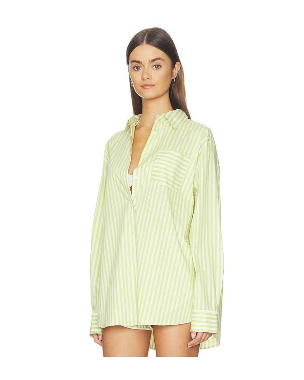 Solid & Striped White The Avril Button Down Top