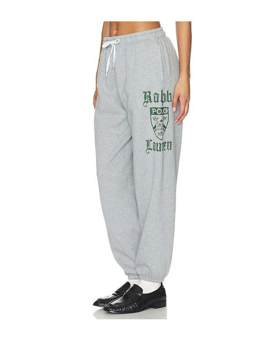 Polo Ralph Lauren Multicolor Fleece Standard Wide Leg Pants