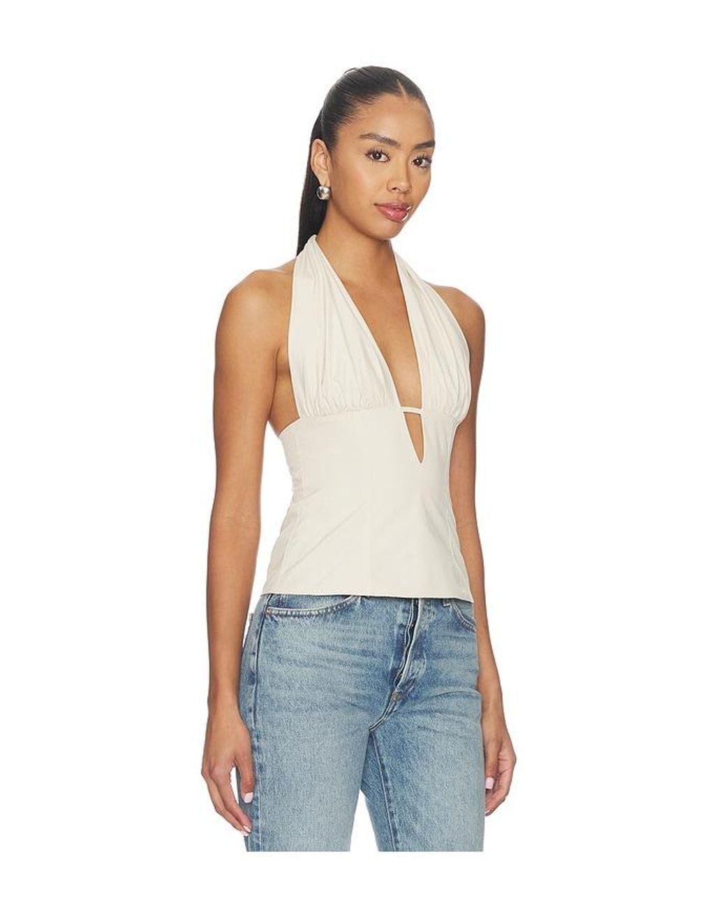 ALL THE WAYS Blue Lydia Top