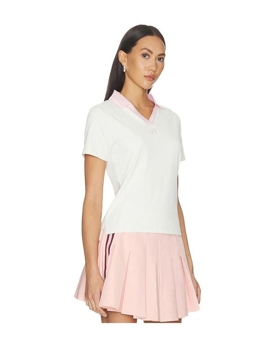 Malbon Pink Carlota Polo Top