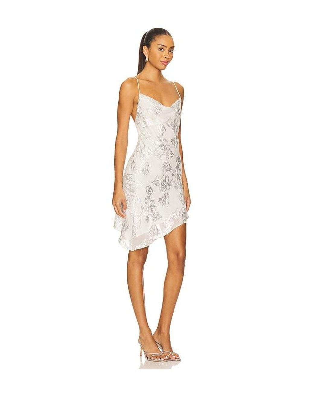 House of Harlow 1960 White X Revolve Faye Mini Dress