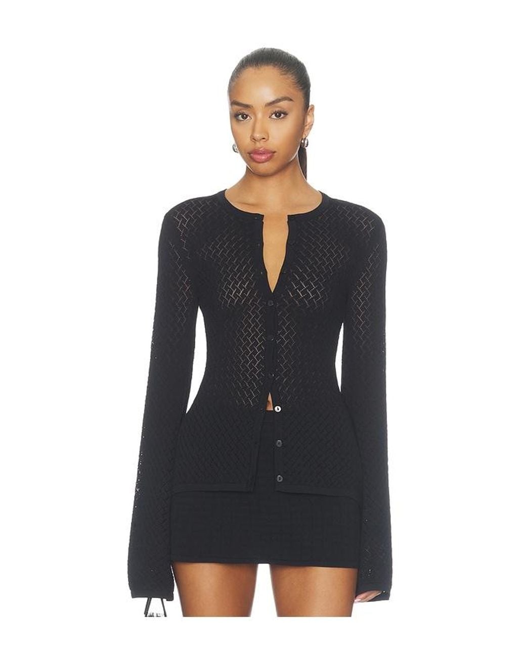 SNDY'S Black Adley Cardigan