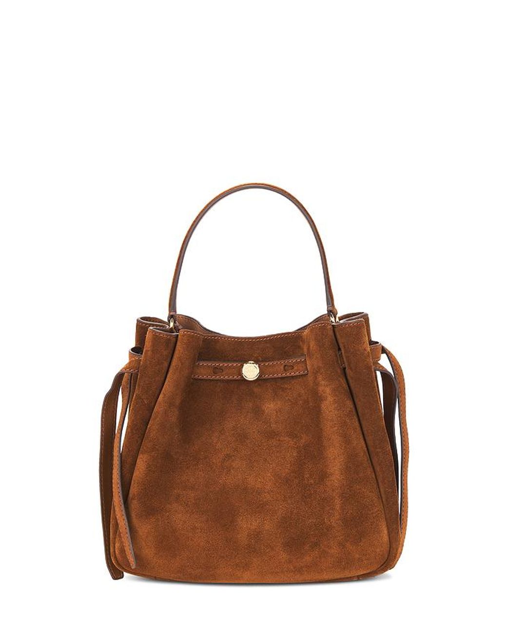 Tory Burch Brown Romy Bucket Bag