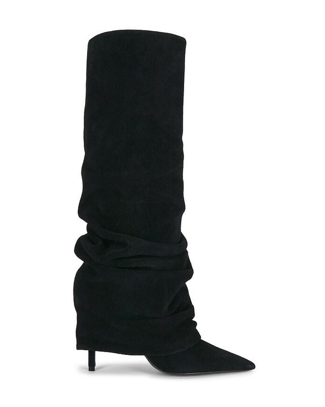 SCHUTZ SHOES Black Mikki Up Cloak Boot