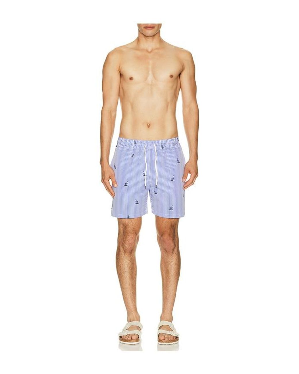 Polo Ralph Lauren Blue Traveler Swim Trunk for men