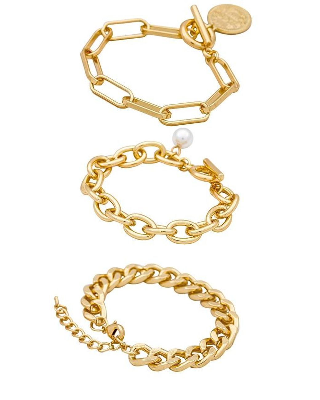 Amber Sceats Metallic X Revolve Lola Bracelet Set