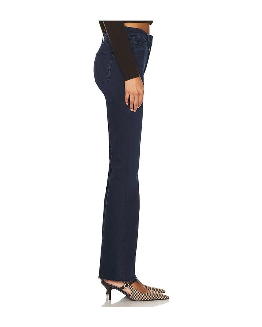 Mother Blue The Weekend Fray Jeans