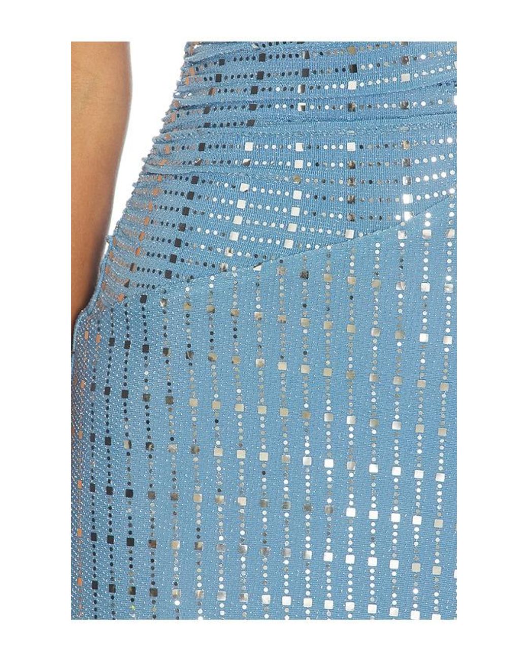 Runaway the Label Blue Nara Deep V-Neck Maxi Dress