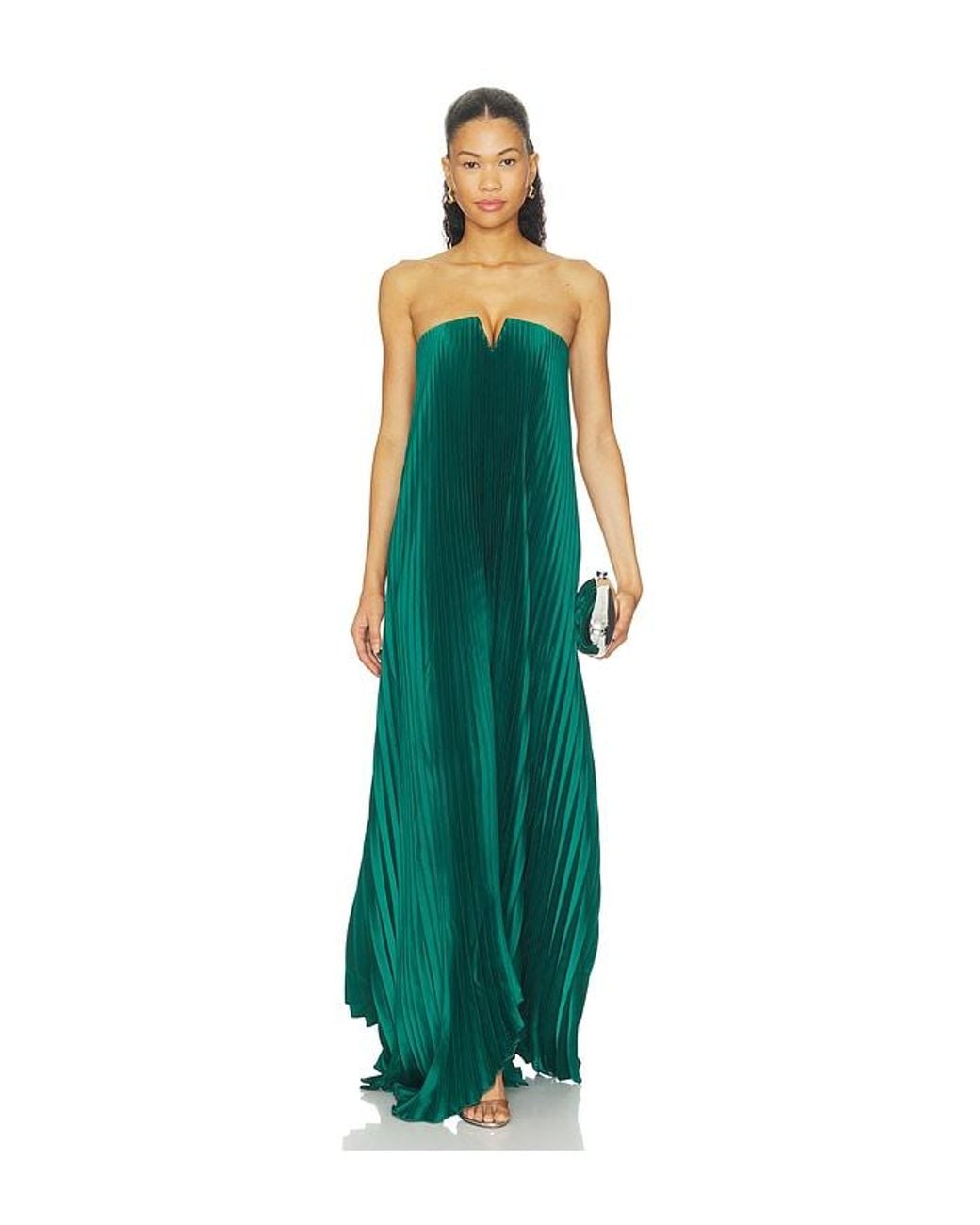 L'idée Green Tie Gown