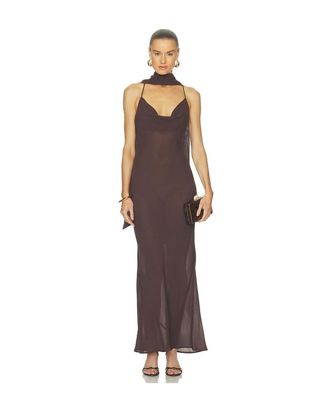 AFRM Brown Cheryl Dress