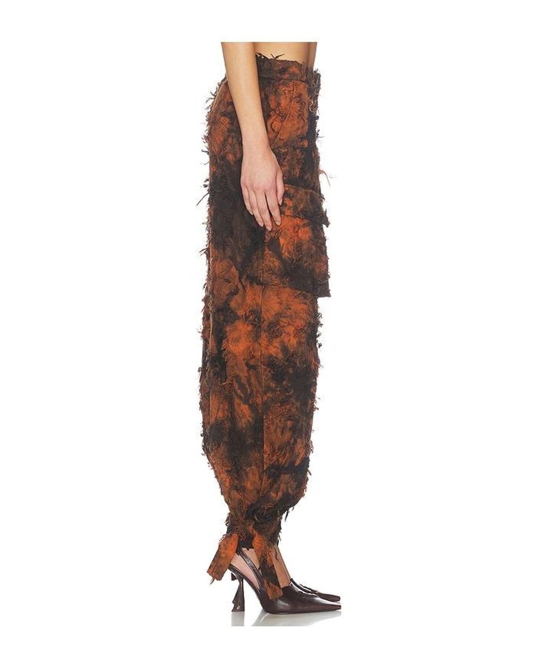 Kim Shui Multicolor Burnt Pant