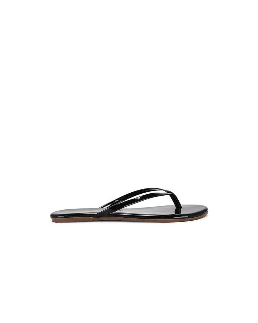 TKEES Black Glosses Flip Flop