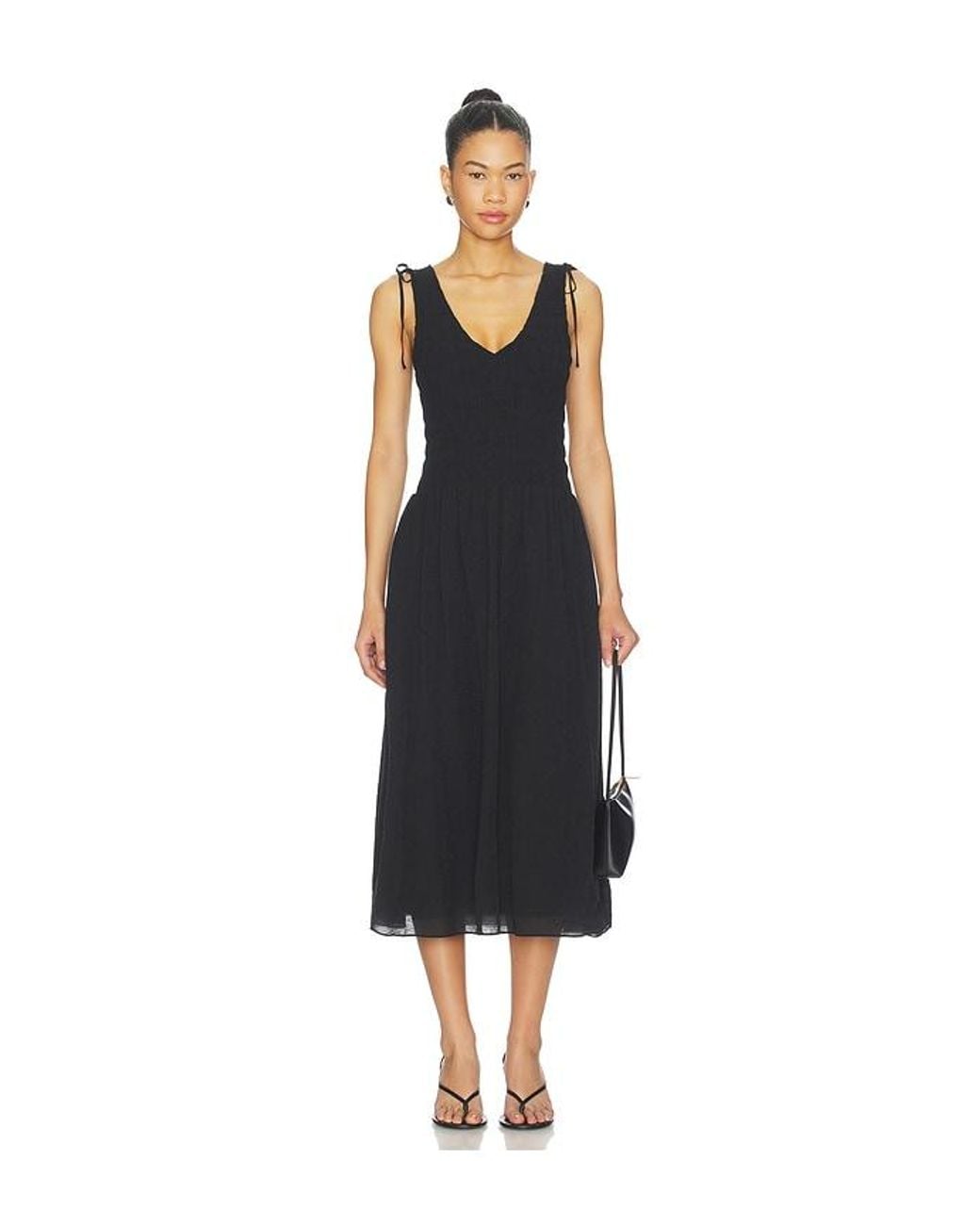 PAIGE Black Sebastian Dress