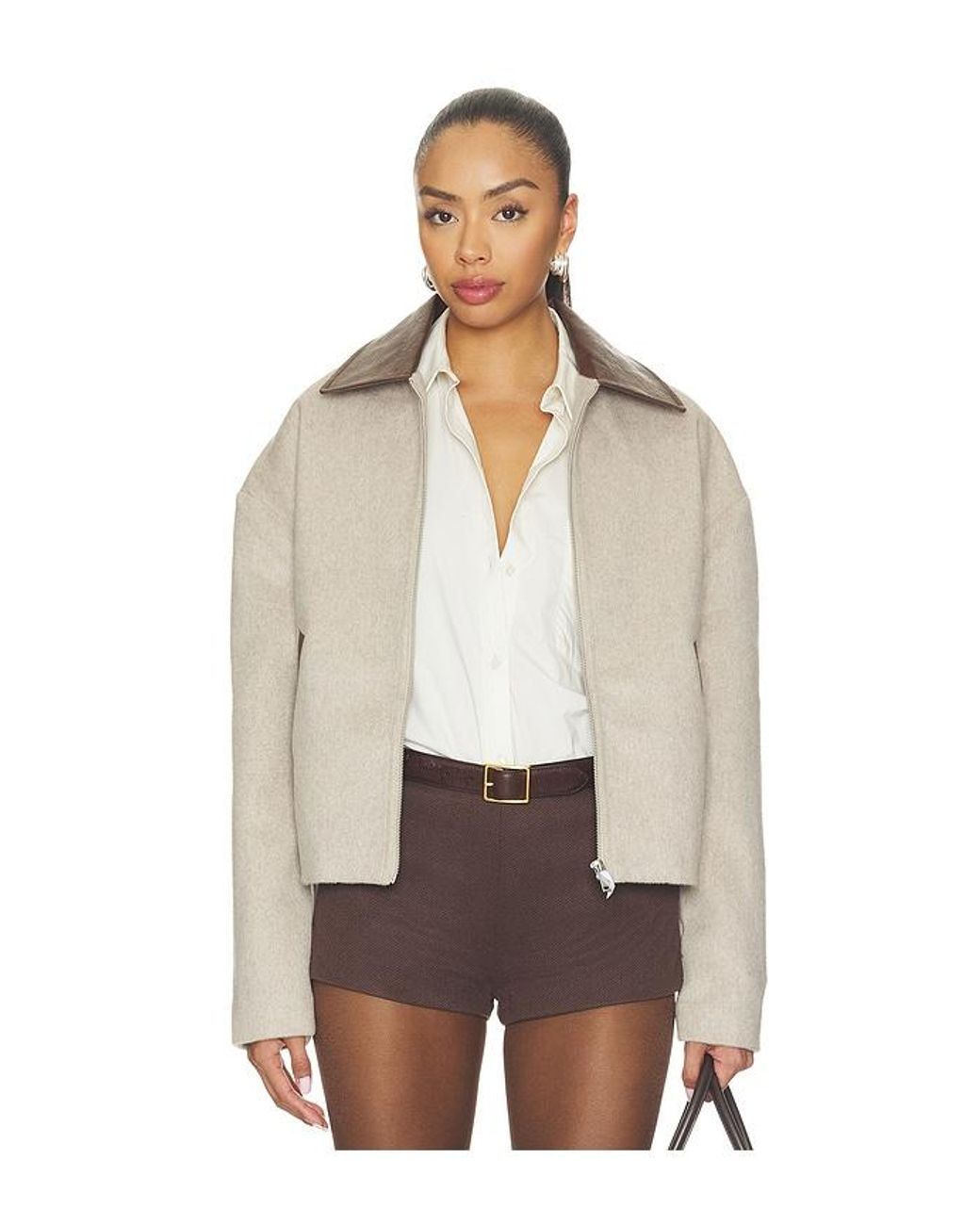 OW Collection Natural Oda Wool Jacket