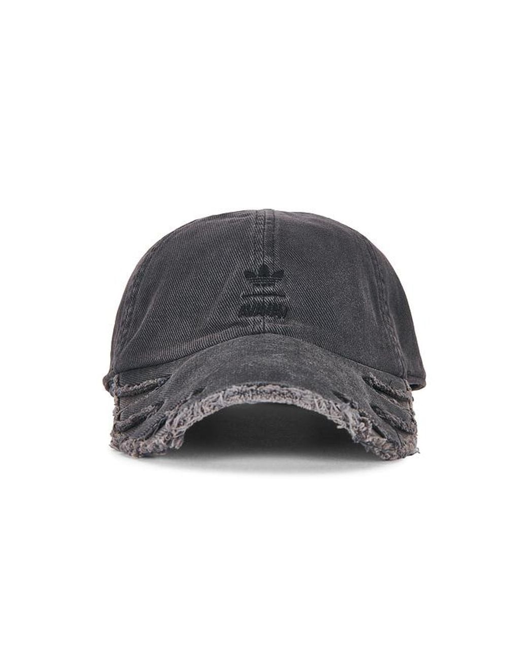 Adidas Originals Black Av Double Brim Slashed Cap