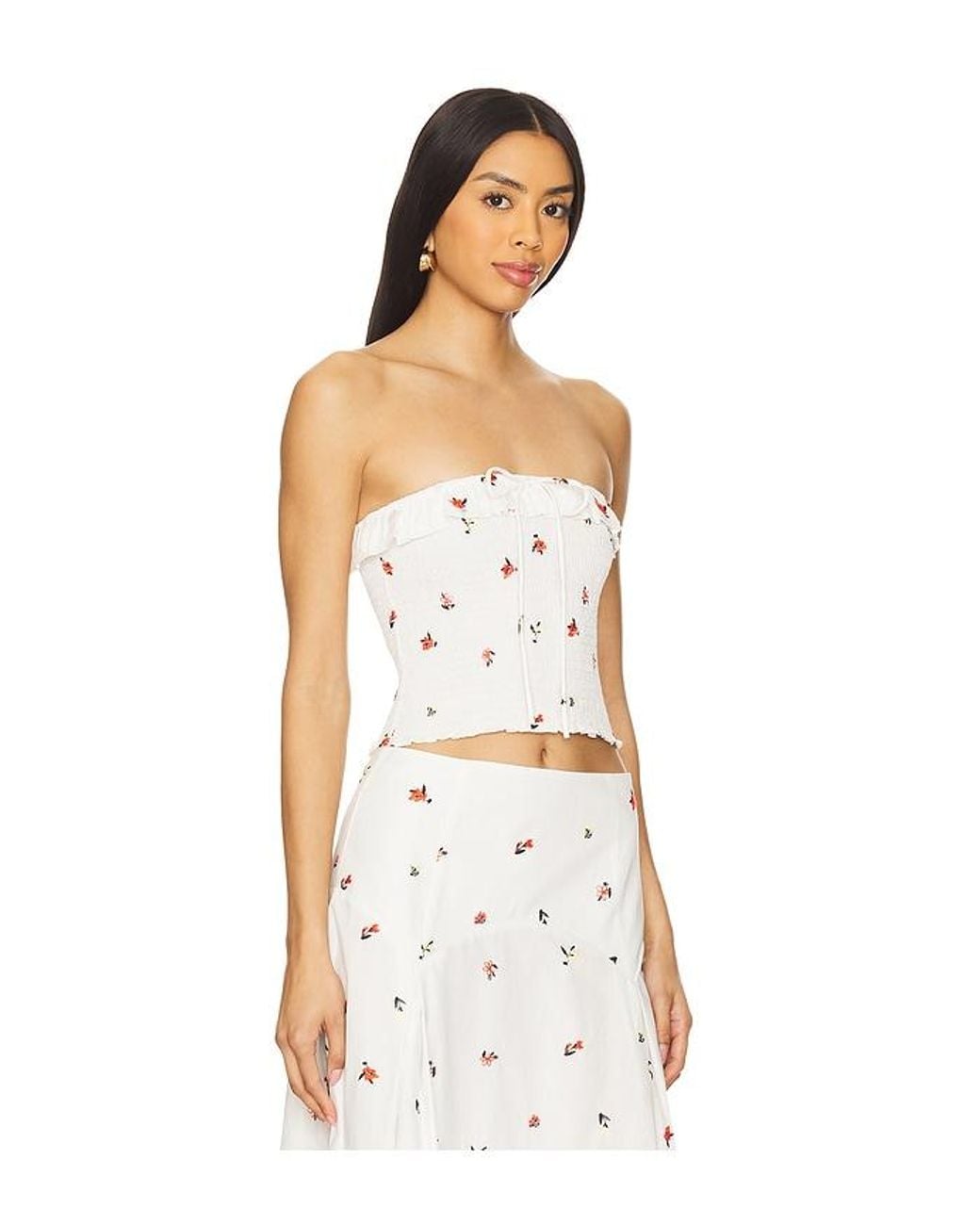 Solid & Striped White The Nikki Top