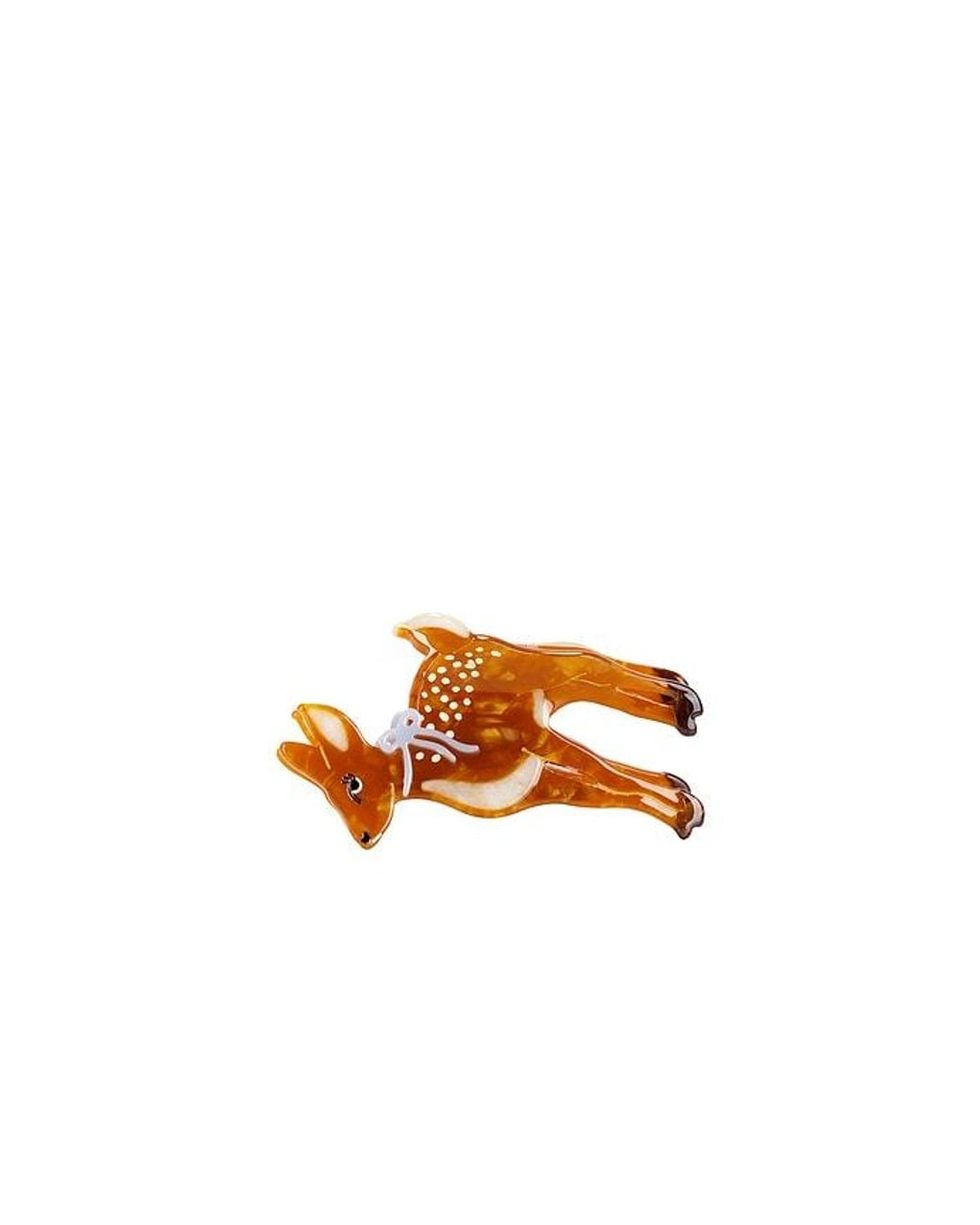 Solar Eclipse Multicolor Hand-Painted Fawn Claw Hair Clip