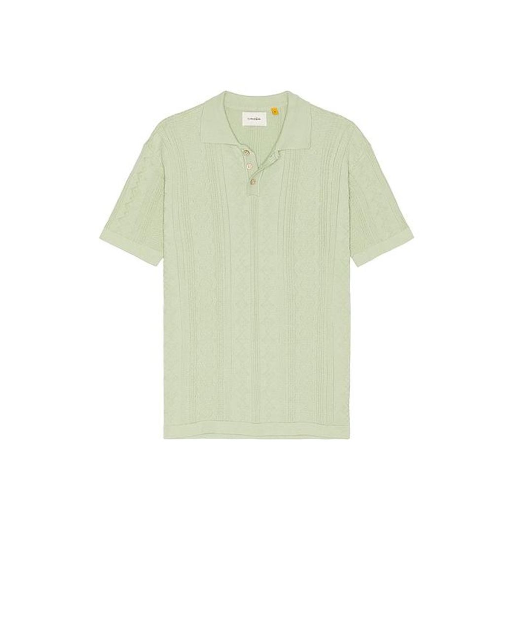 Critical Slide Green Rails Knit Polo for men