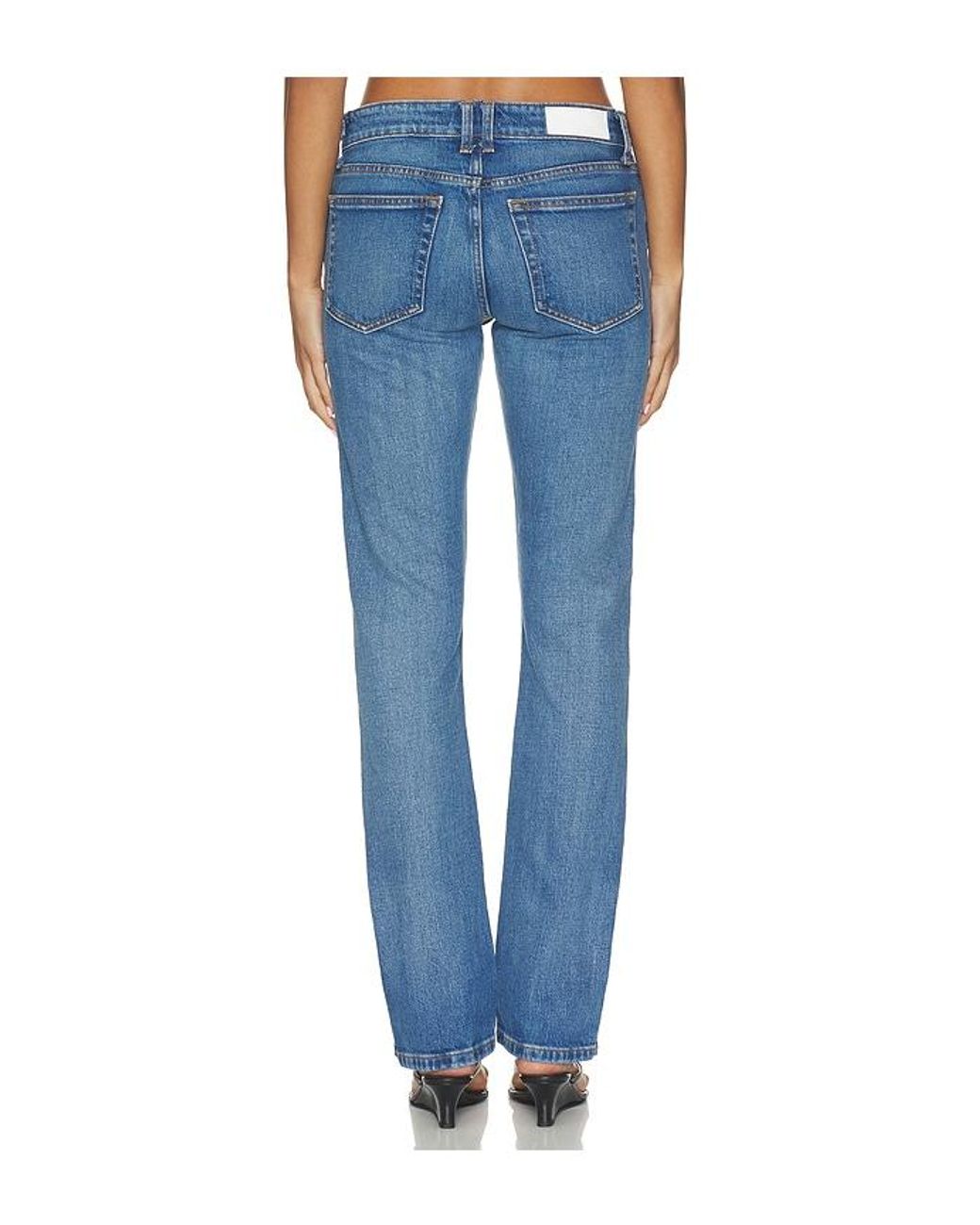 Re/done Blue Britt Bootcut Jeans