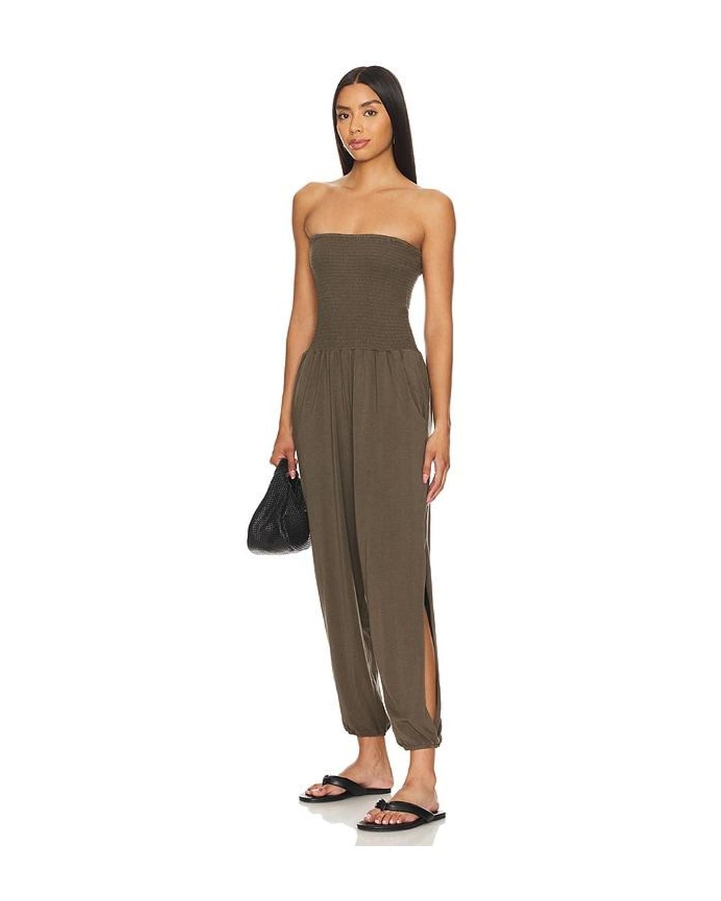 Bobi Natural Sleeveless Jumpsuit