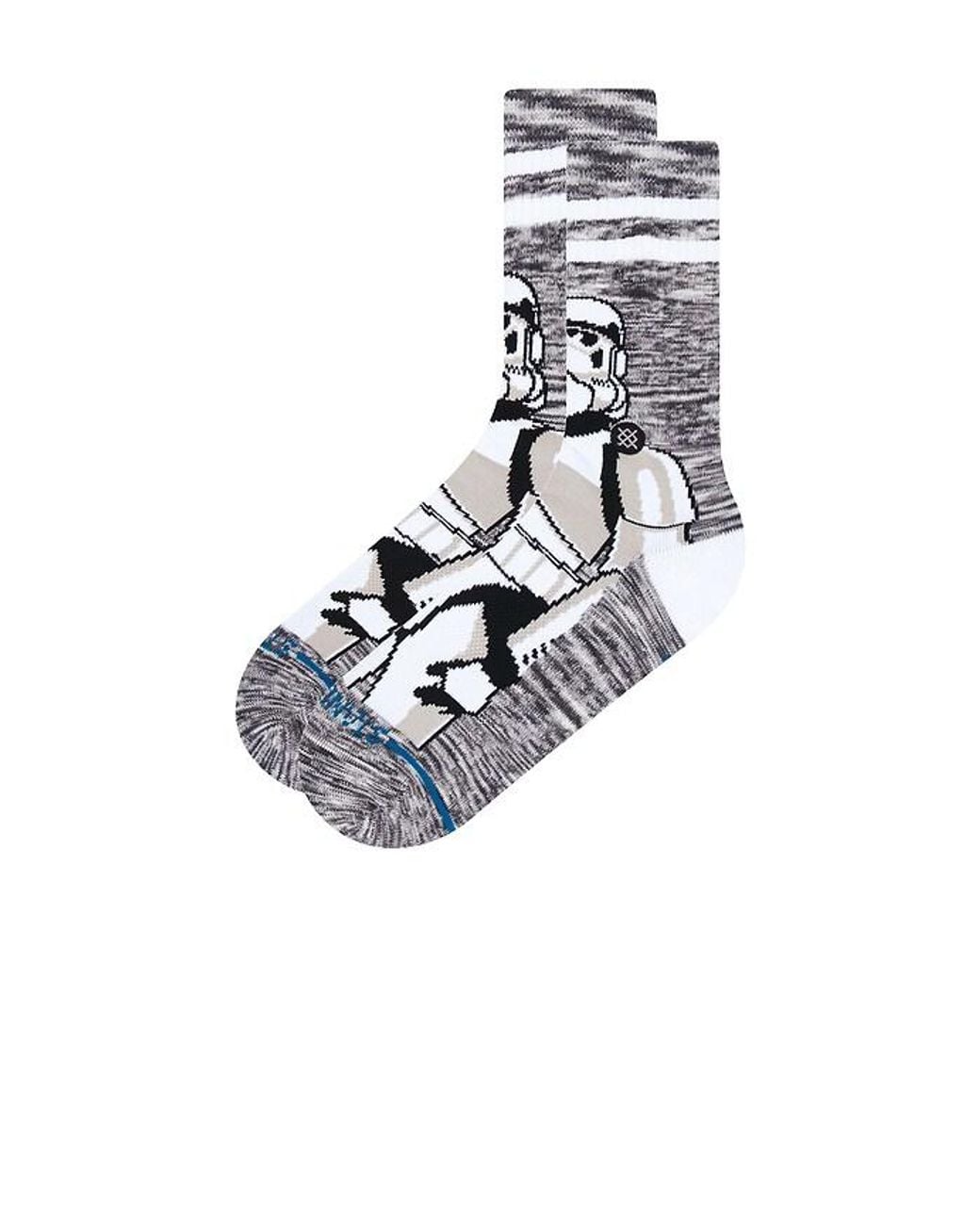 Stance White Storm Trooper Crew Socks for men
