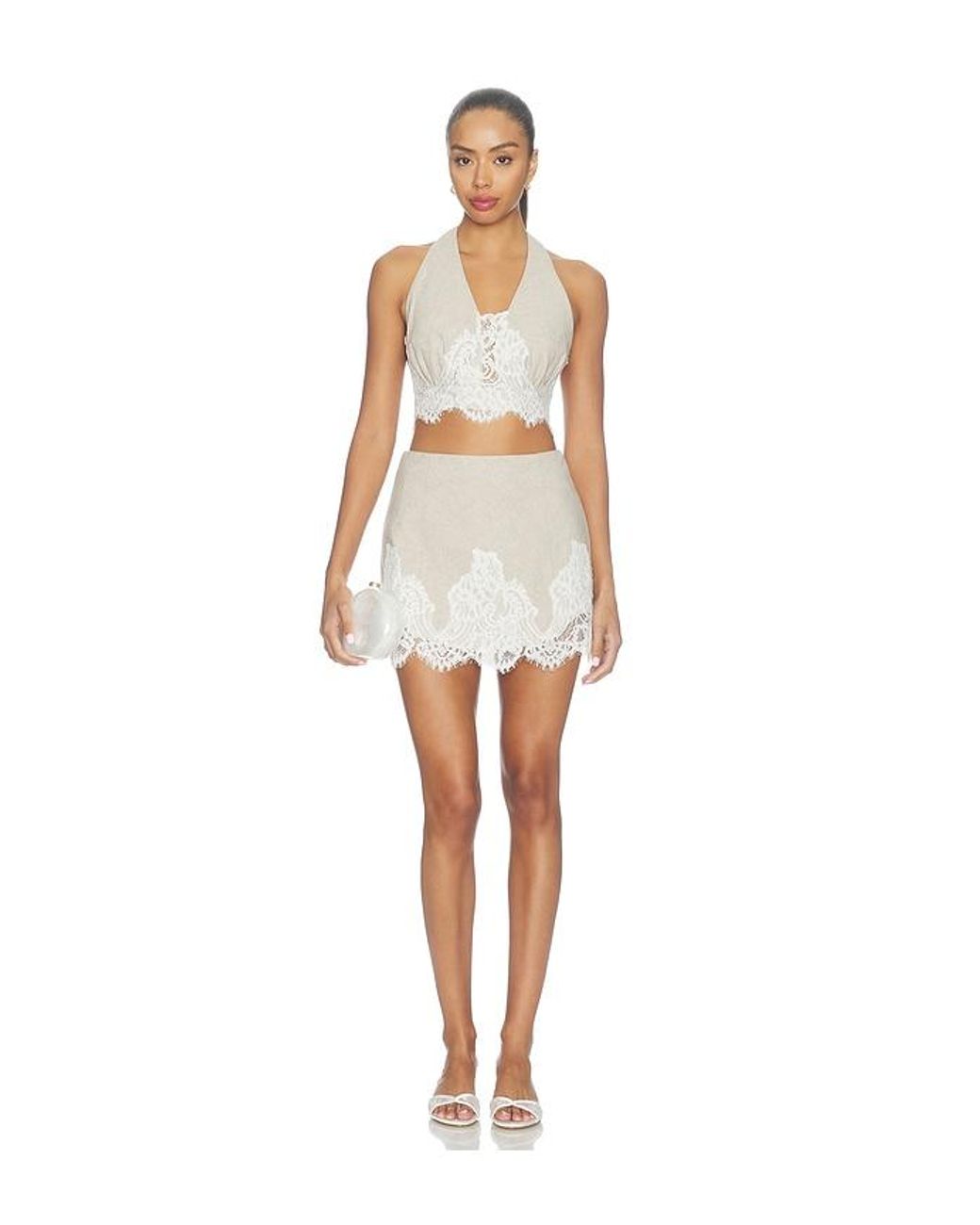 V. Chapman White Lavinia Top