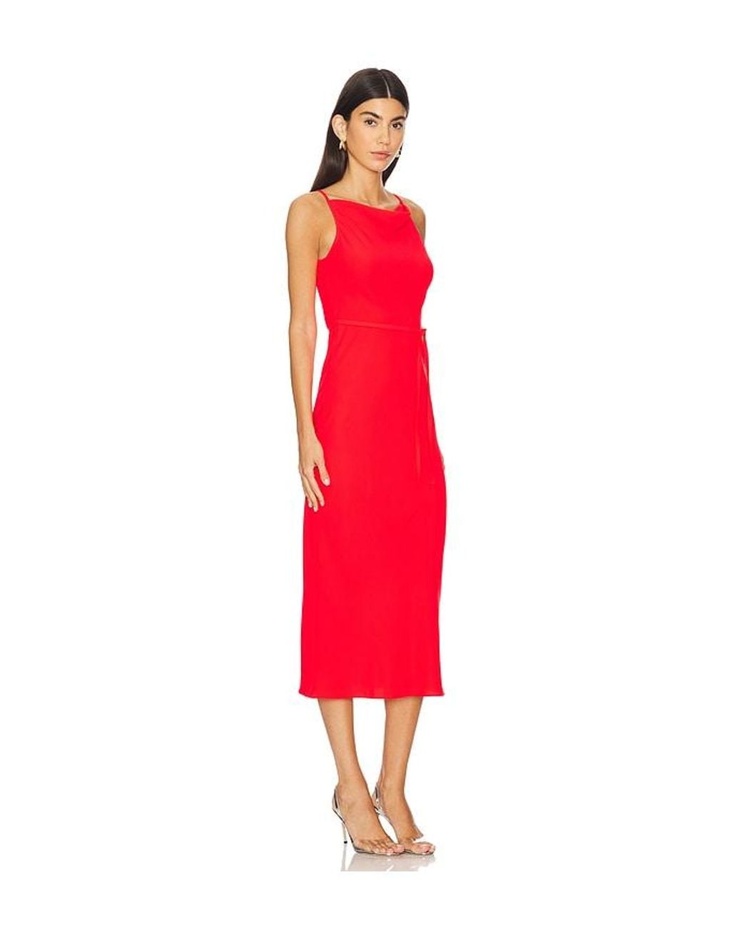 Amanda Uprichard Red X Revolve Shaelyn Dress