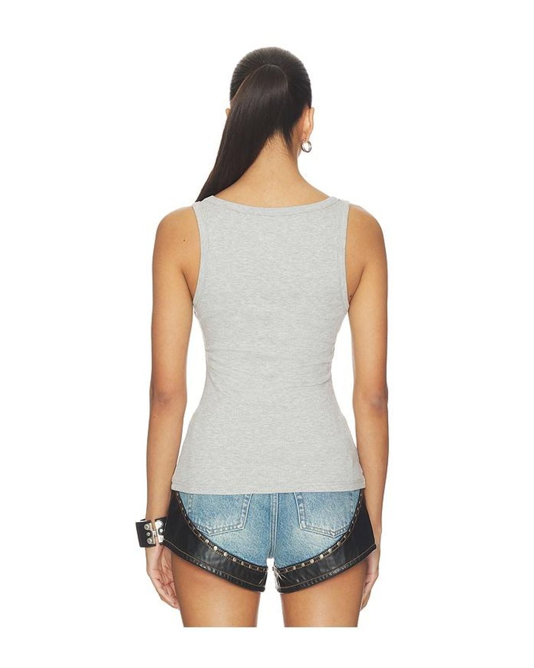 Urban Outfitters Blue X Revolve Horseshoe Tank Top