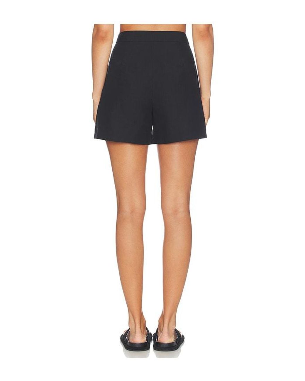 Rag & Bone Black Chappell Linen Short