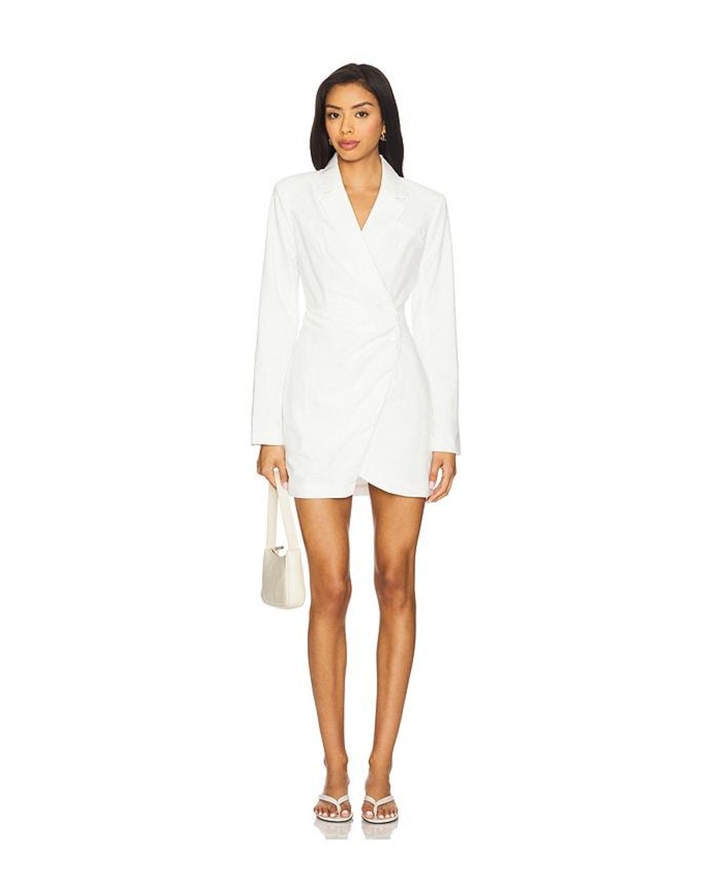 MORE TO COME White Mily Blazer Dress