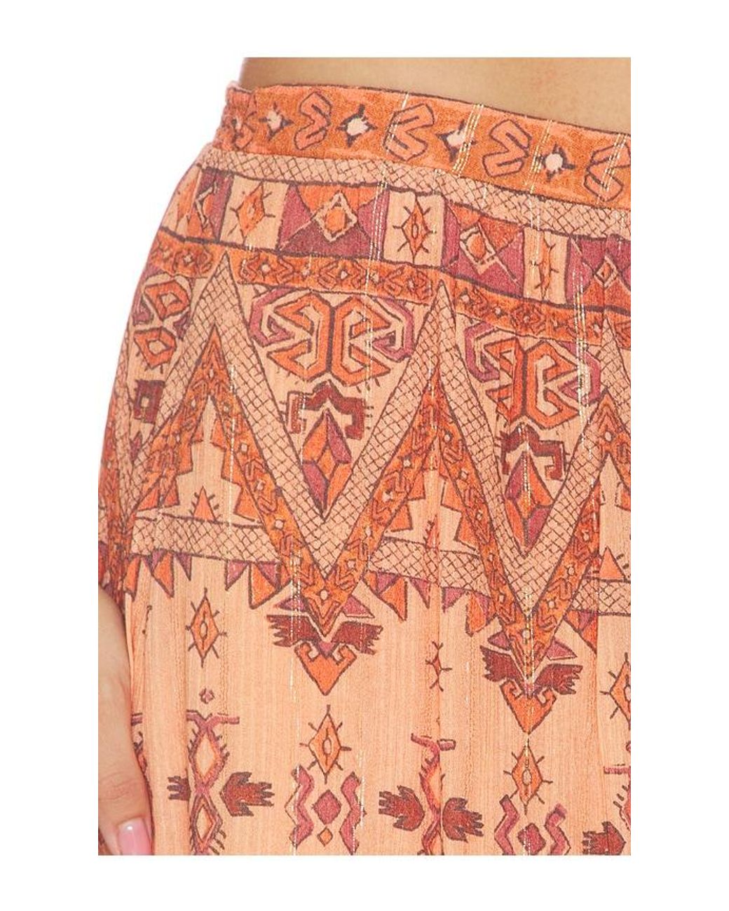 Ba&sh Orange Zaya Skirt