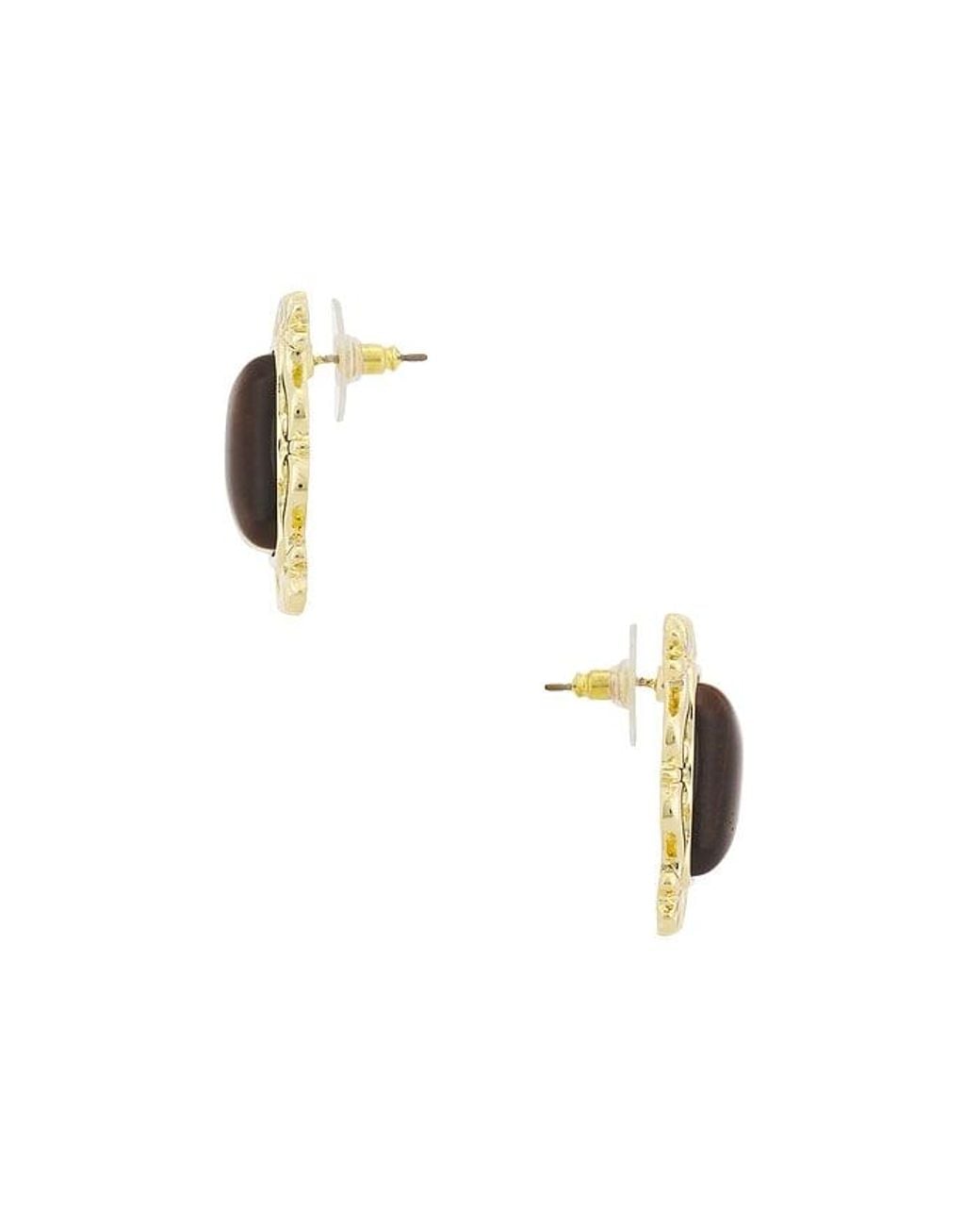 petit moments Metallic Viva Stud Earrings