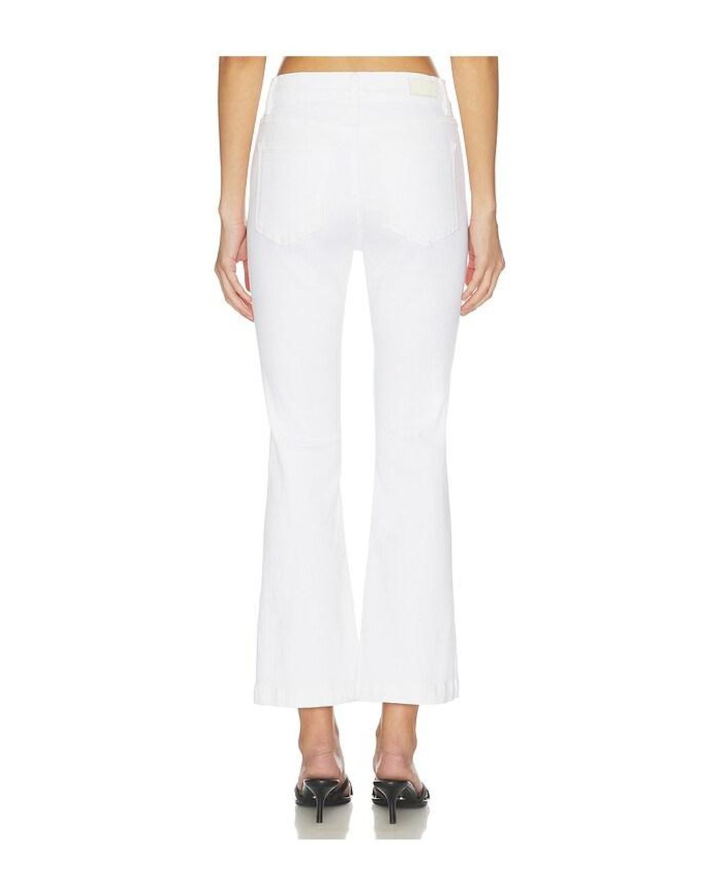 DL1961 White Dl Bridget Bootcut High Rise Instasculpt Cropped Jeans
