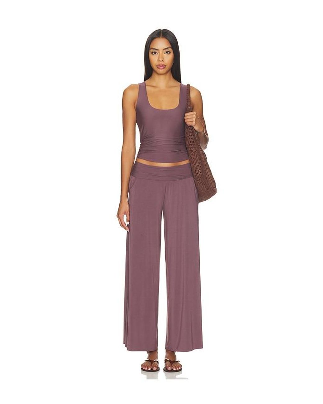Commando Purple Butter Wide Leg Pant