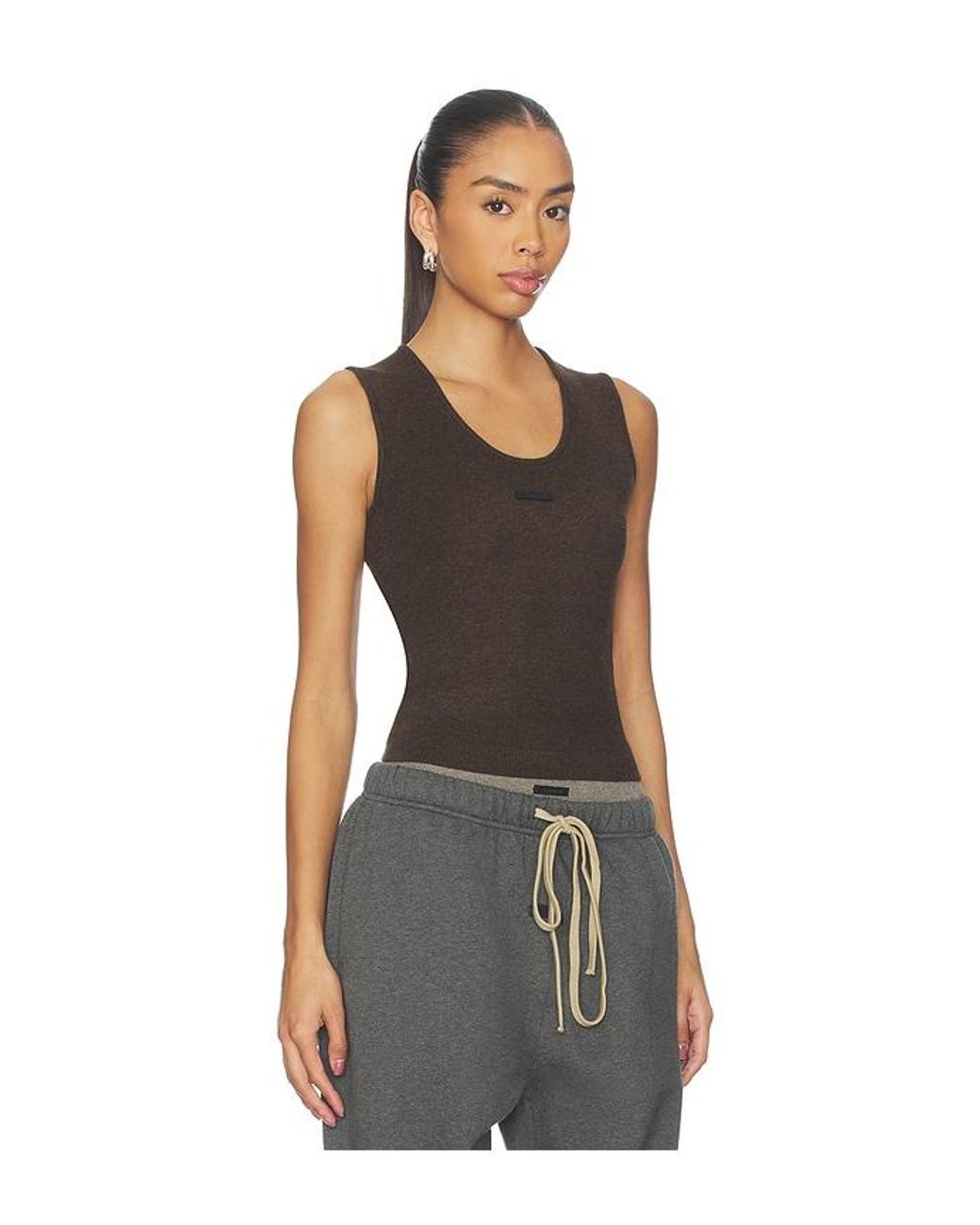 Fear Of God Black Rib Tank Top