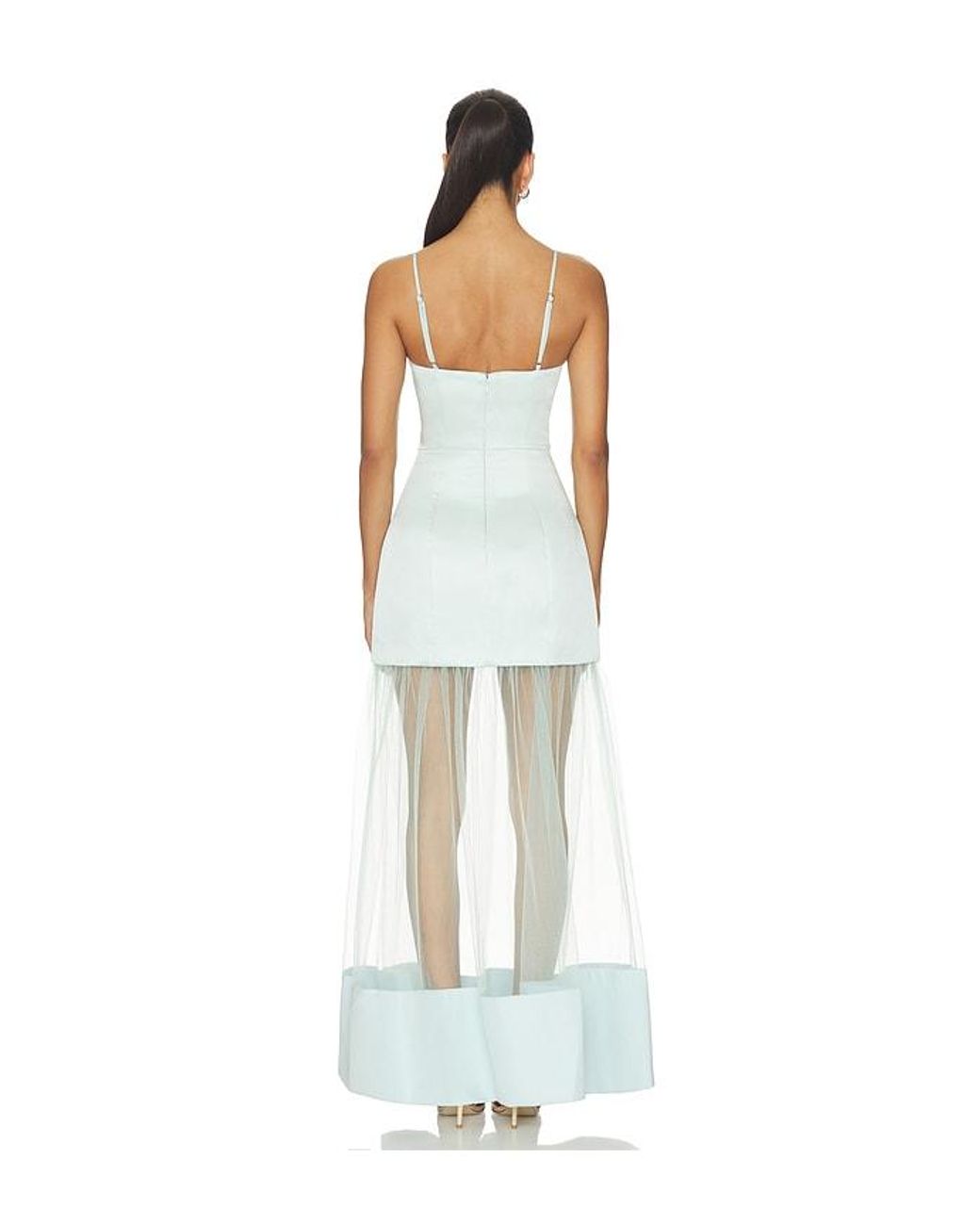 Elliatt White Marcella Strapless Gown