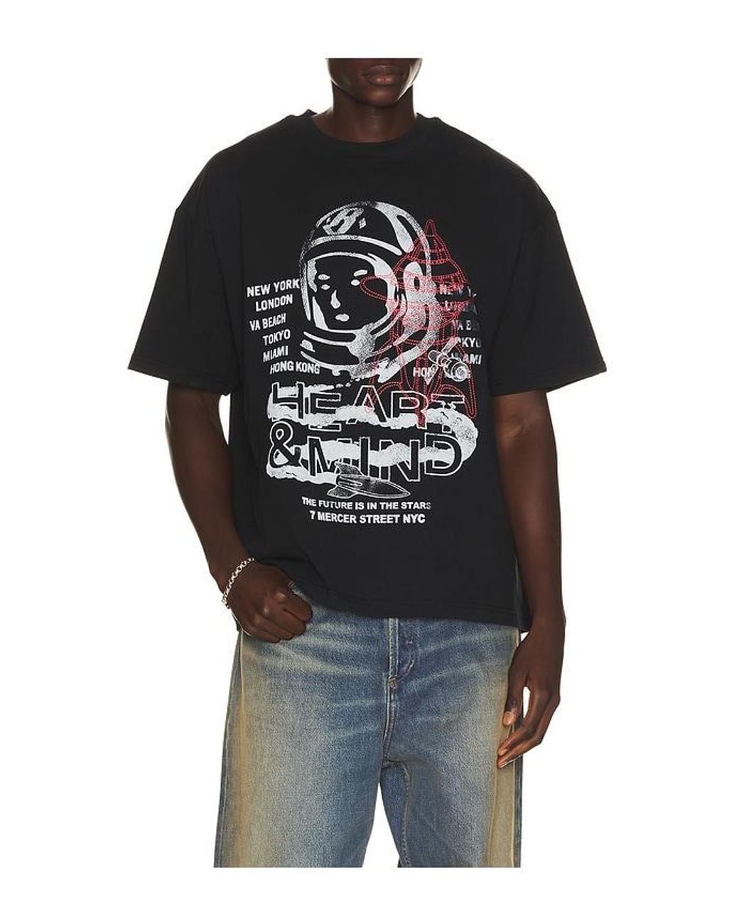 BBCICECREAM Black Call Now Tee for men