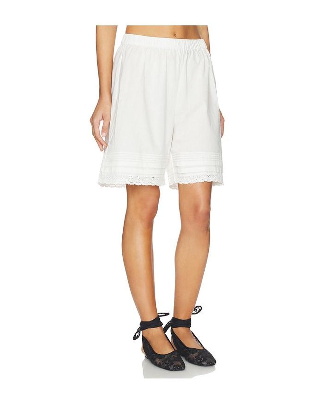 Faithfull The Brand White Filomena Short