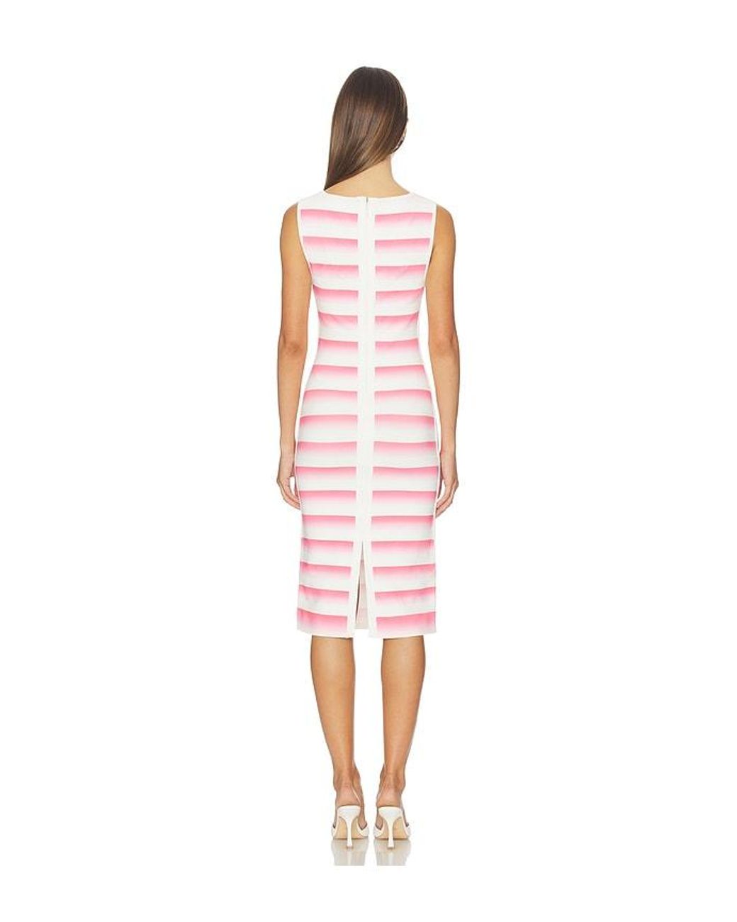 Hervé Léger Pink The Clea Midi Dress