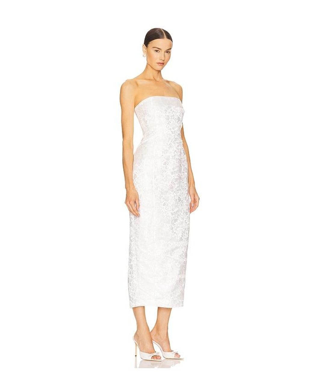 SAU LEE White Jennifer Dress
