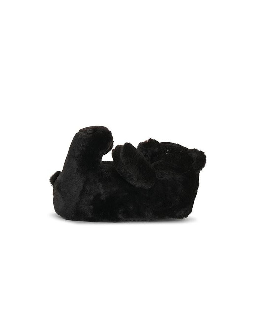 Steve Madden Black Buddies Slipper